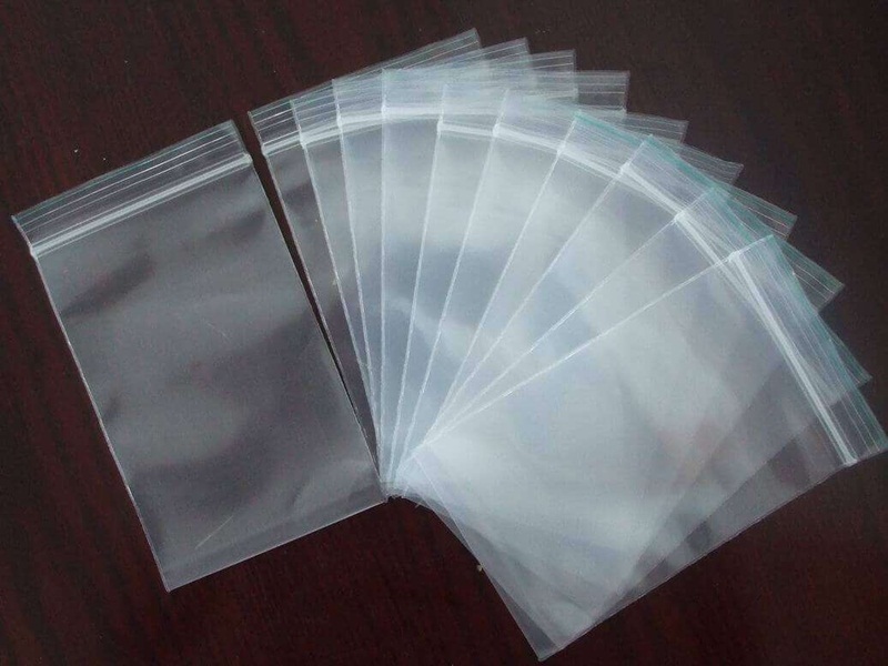 sacos plásticos com fecho tipo ziplock