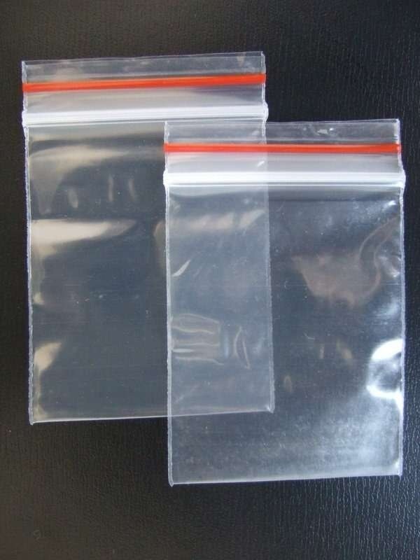 sacos plásticos tipo zip lock