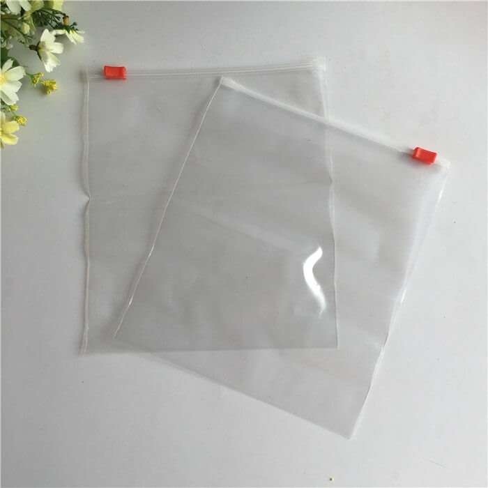 sacos ziplock em plástico documento