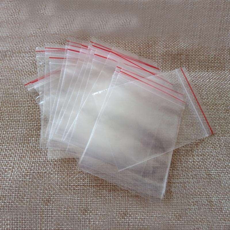 sacos ziplock em plásticos liso